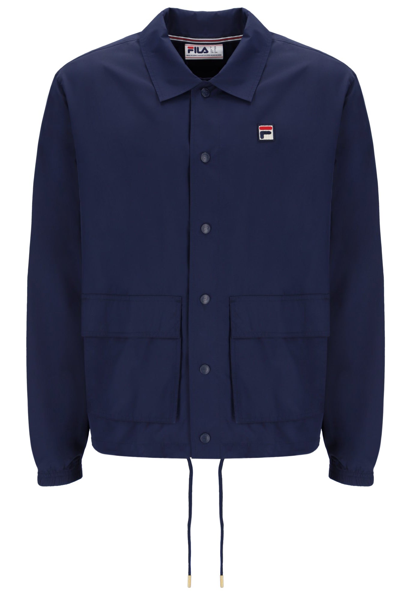 Fila Vintage Men's Bates Coach Jacket Fila Navy