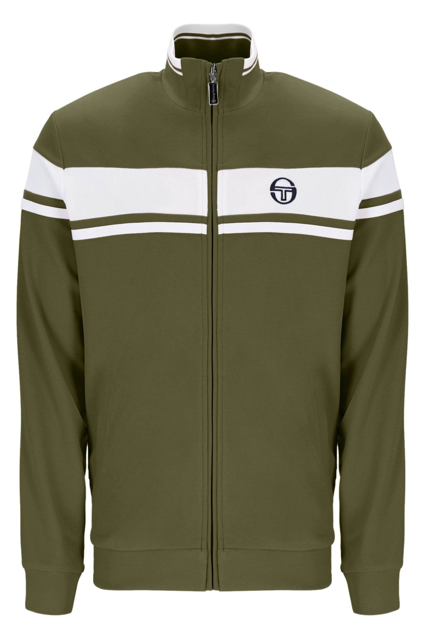 Sergio Tacchini Men's Damarindo Track Top Sphagnum Green