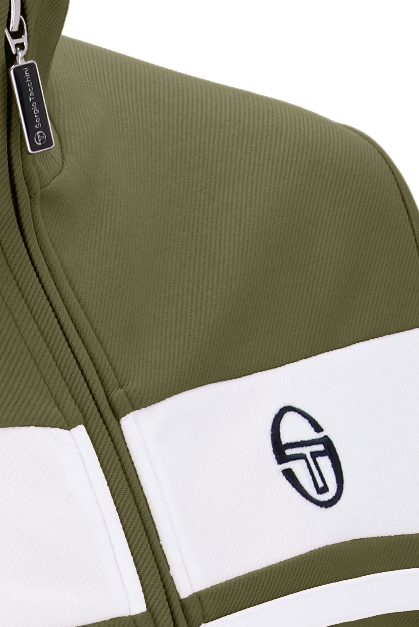 Sergio Tacchini Men's Damarindo Track Top Sphagnum Green