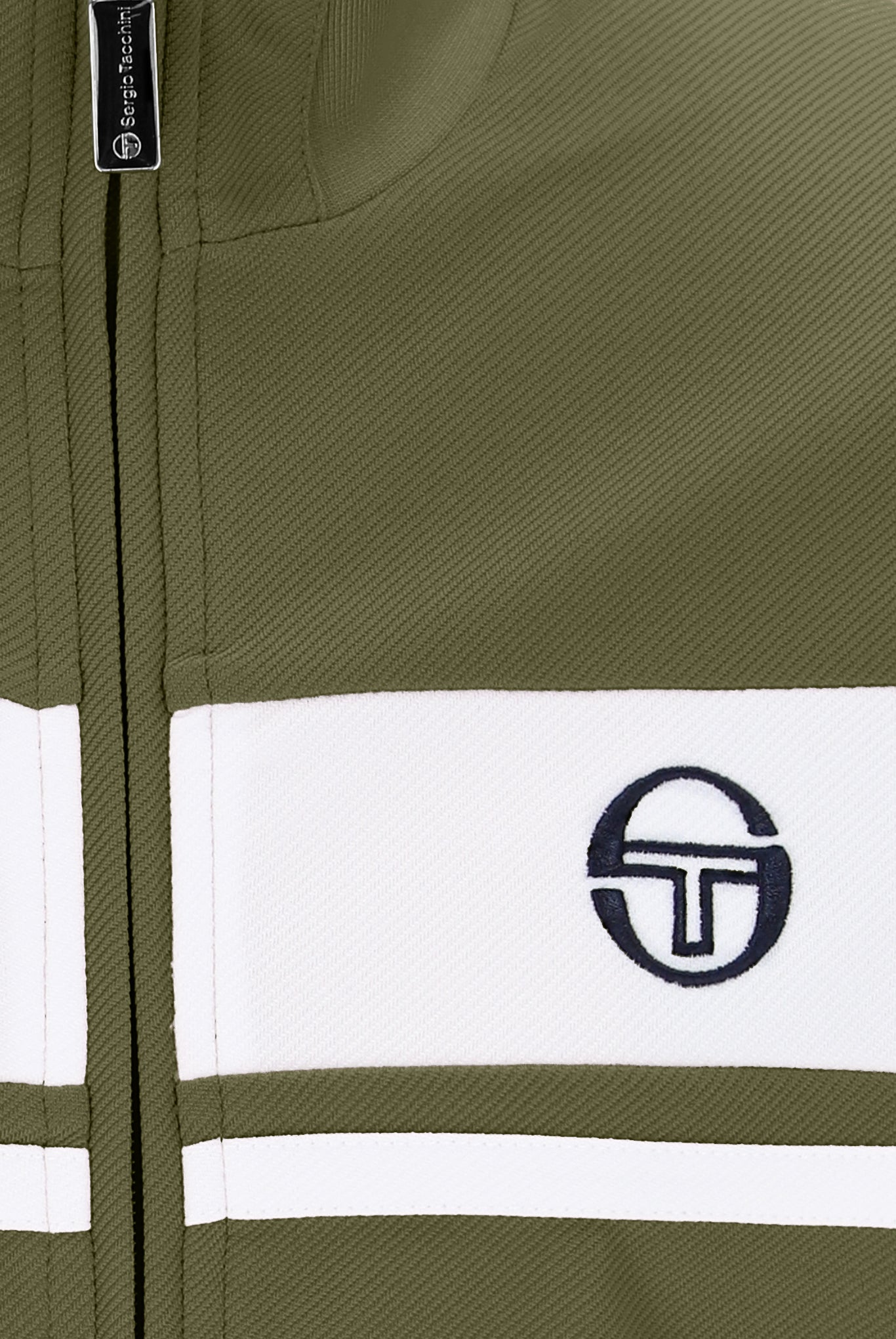 Sergio Tacchini Men's Damarindo Track Top Sphagnum Green