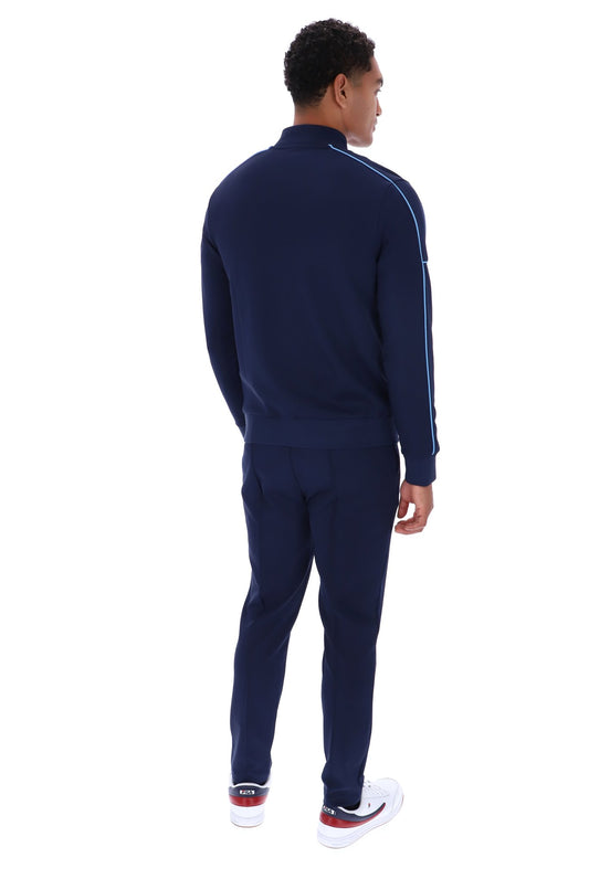 Fila Vintage Eldon Piping Track Top Fila Navy / Azure Blue