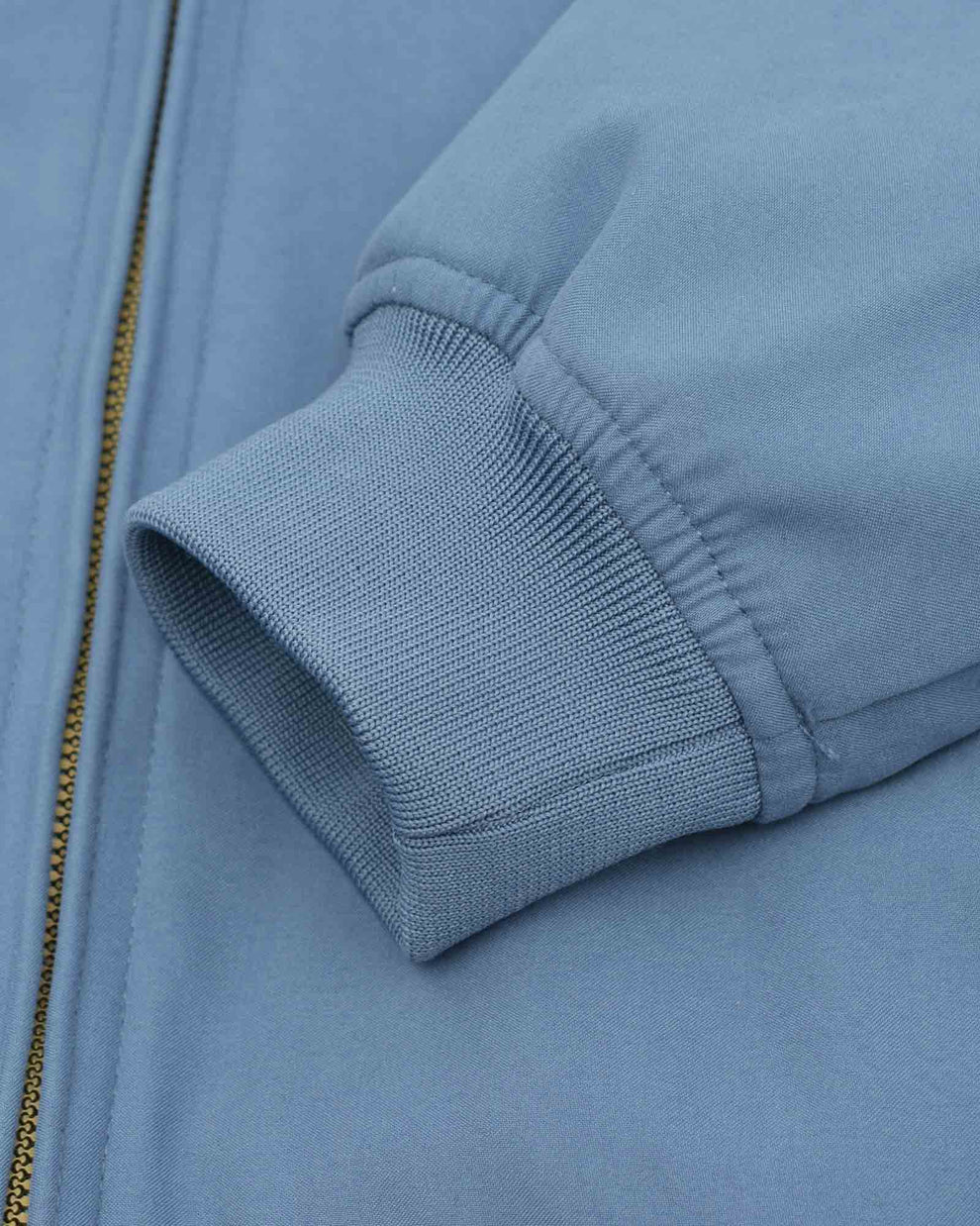 Lambretta Men's LMBBHH1 Shower Resistant Classic Harrington Jacket Mid Blue