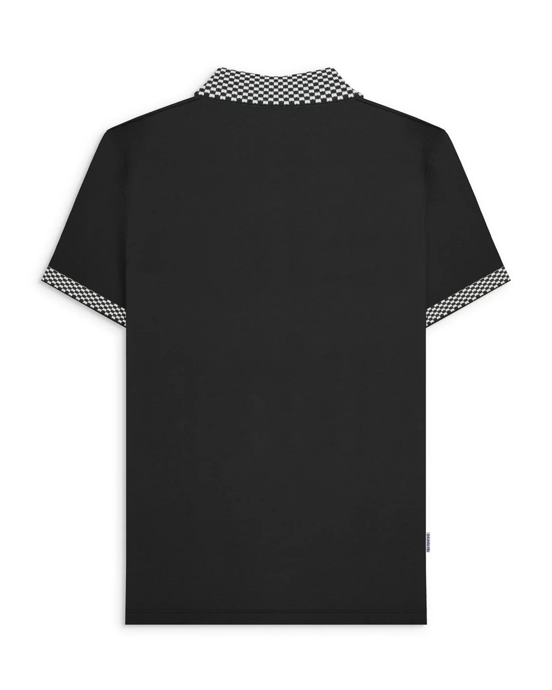 Lambretta Men's SS1029 Two Tone Polo Shirt Black