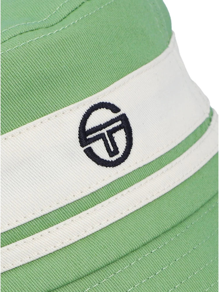 Sergio Tacchini Men's STA25011 Newsford Bucket Hat Quiet Green / Gardenia