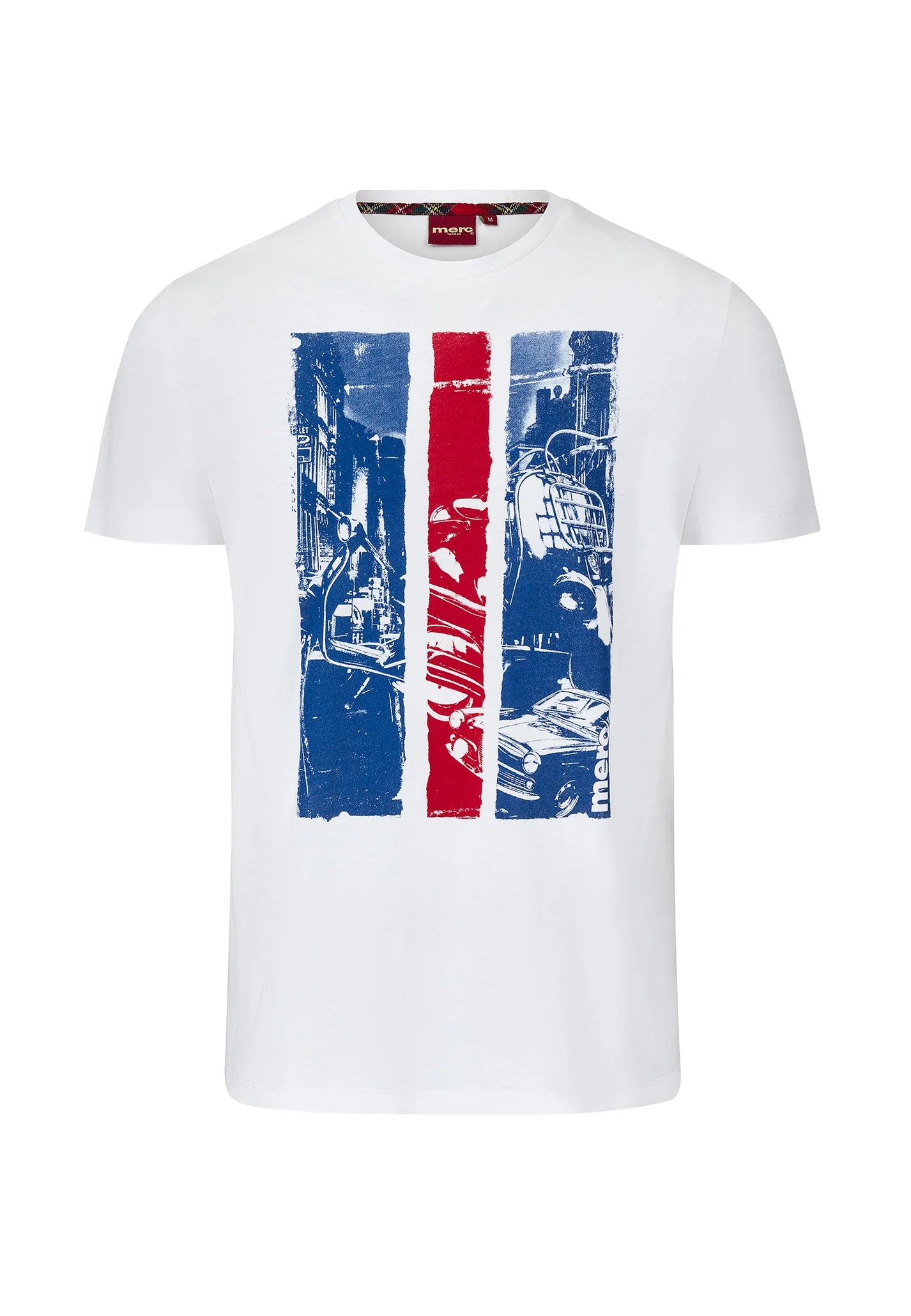 Merc Men's Hartman Crew Neck T Shirt Off White