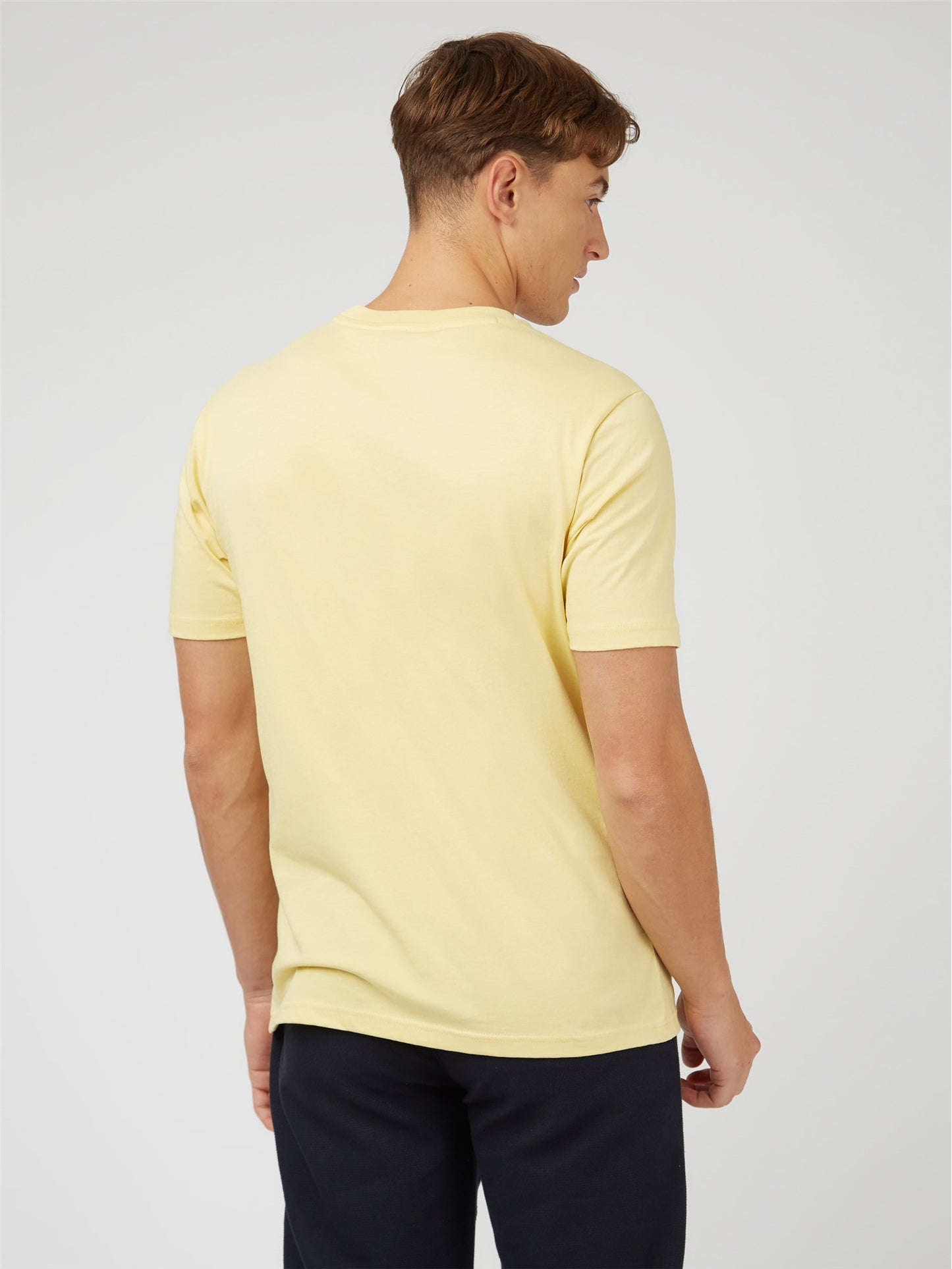 Ben Sherman Men's 0059326 SS Signature Pocket T-Shirt Lemon