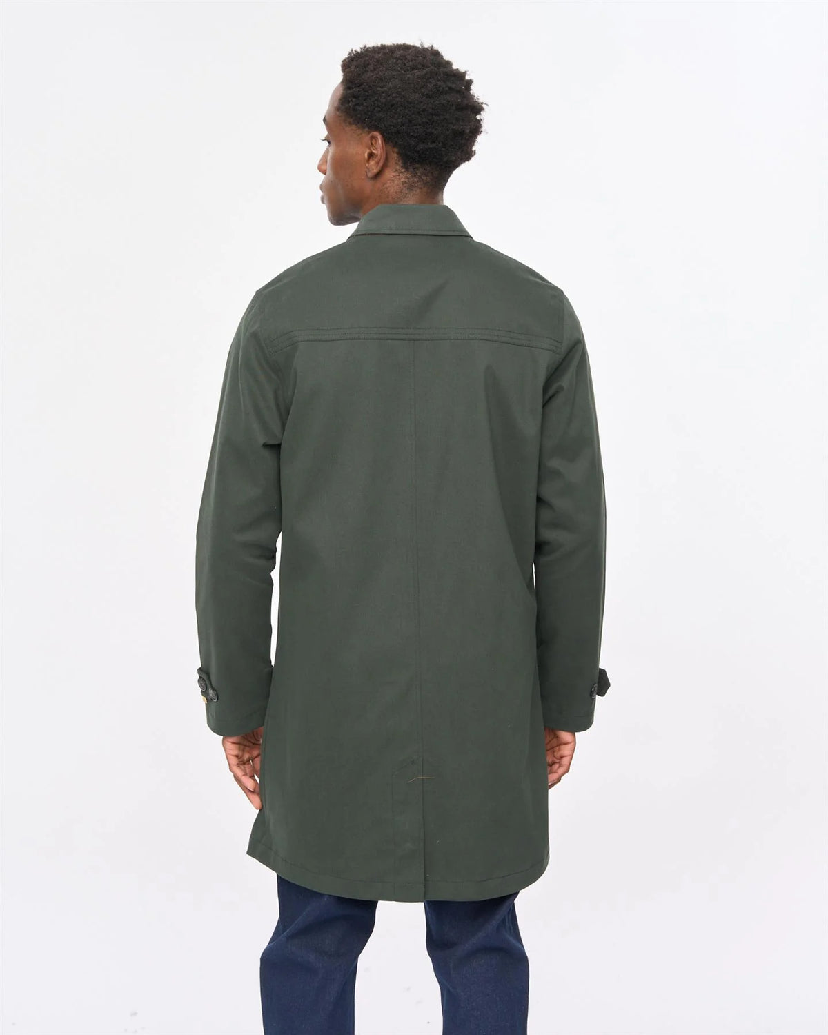 Gabicci Vintage V00GJ12 Houghton Rain Mac Coat Dark Green