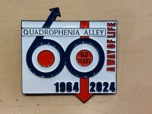 Quadrophenia Alley 60th Anniversary 'A Way of Life' Pin Badge