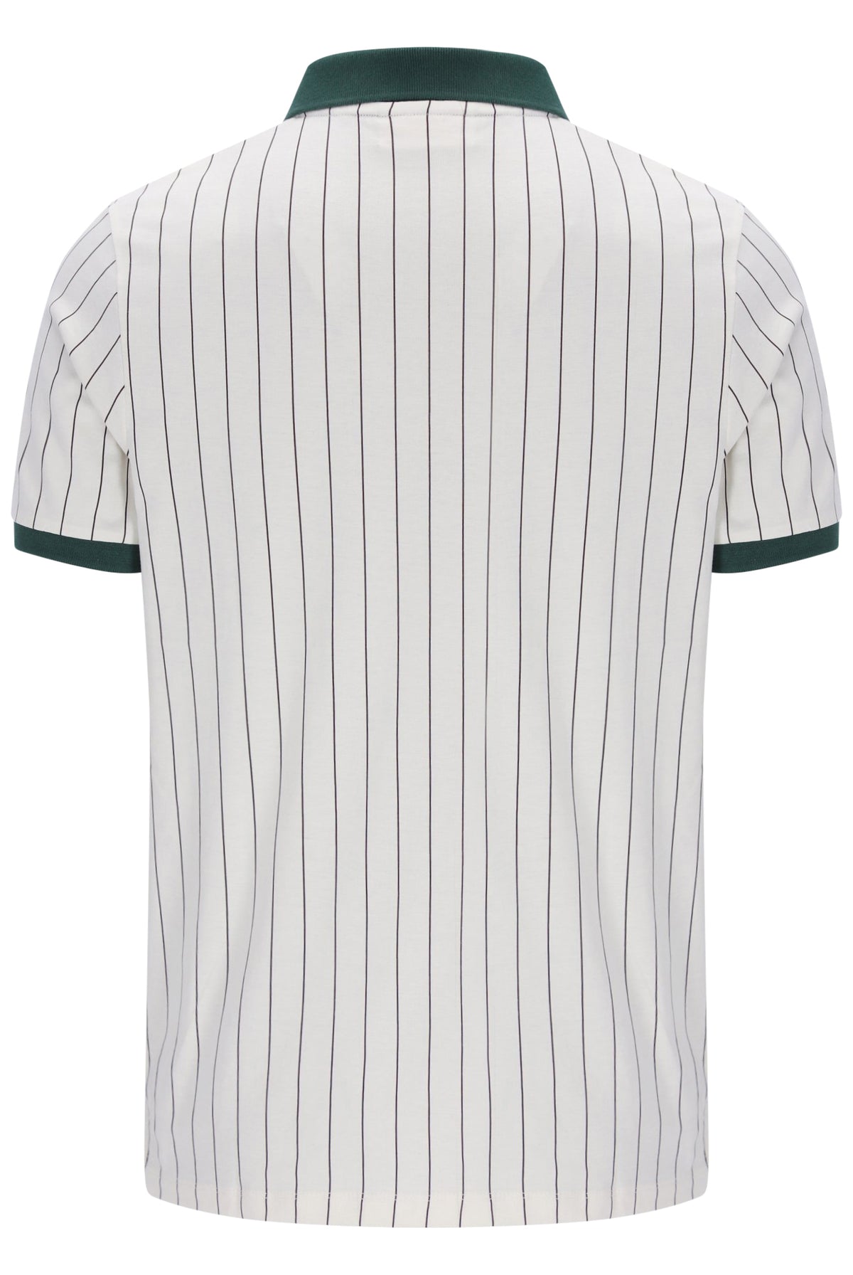 Fila Vintage Men's BB1 Classic Vintage Stripped Polo Shirt Gardenia / Pine Needle / Fudge