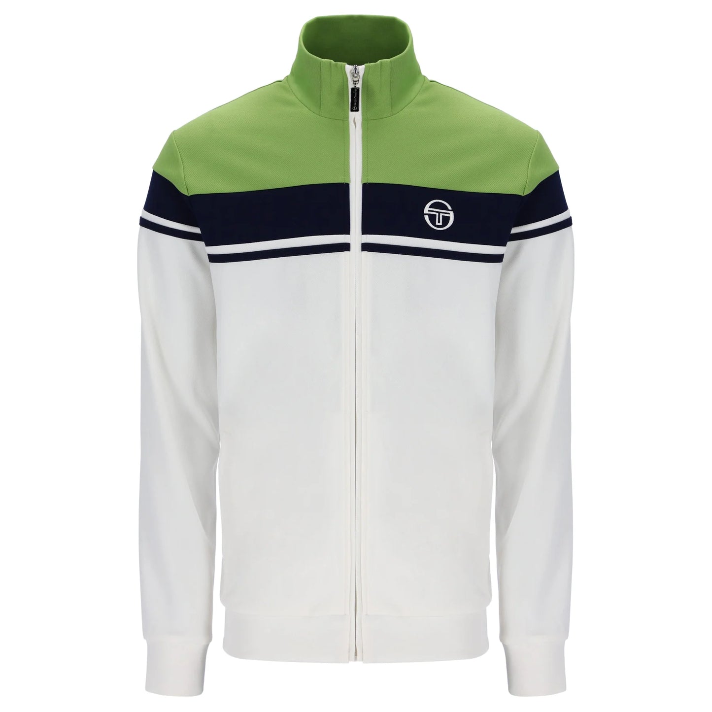 Sergio Tacchini Men's Damarindo Track Top Gardenia Piquant Green