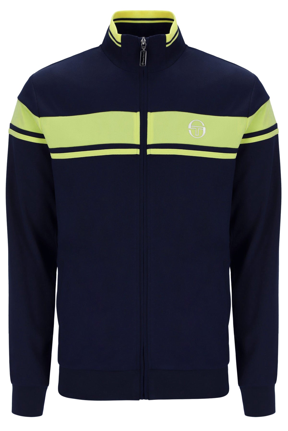 Sergio Tacchini Damarindo Track Top Maritime Blue / Celery Green