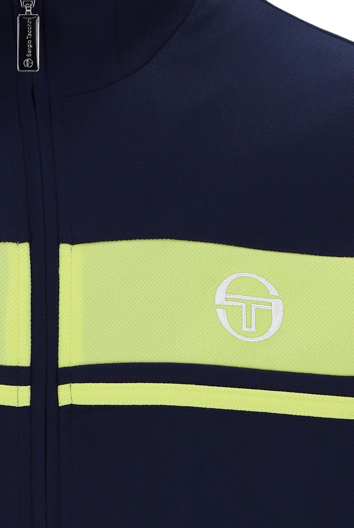 Sergio Tacchini Damarindo Track Top Maritime Blue / Celery Green