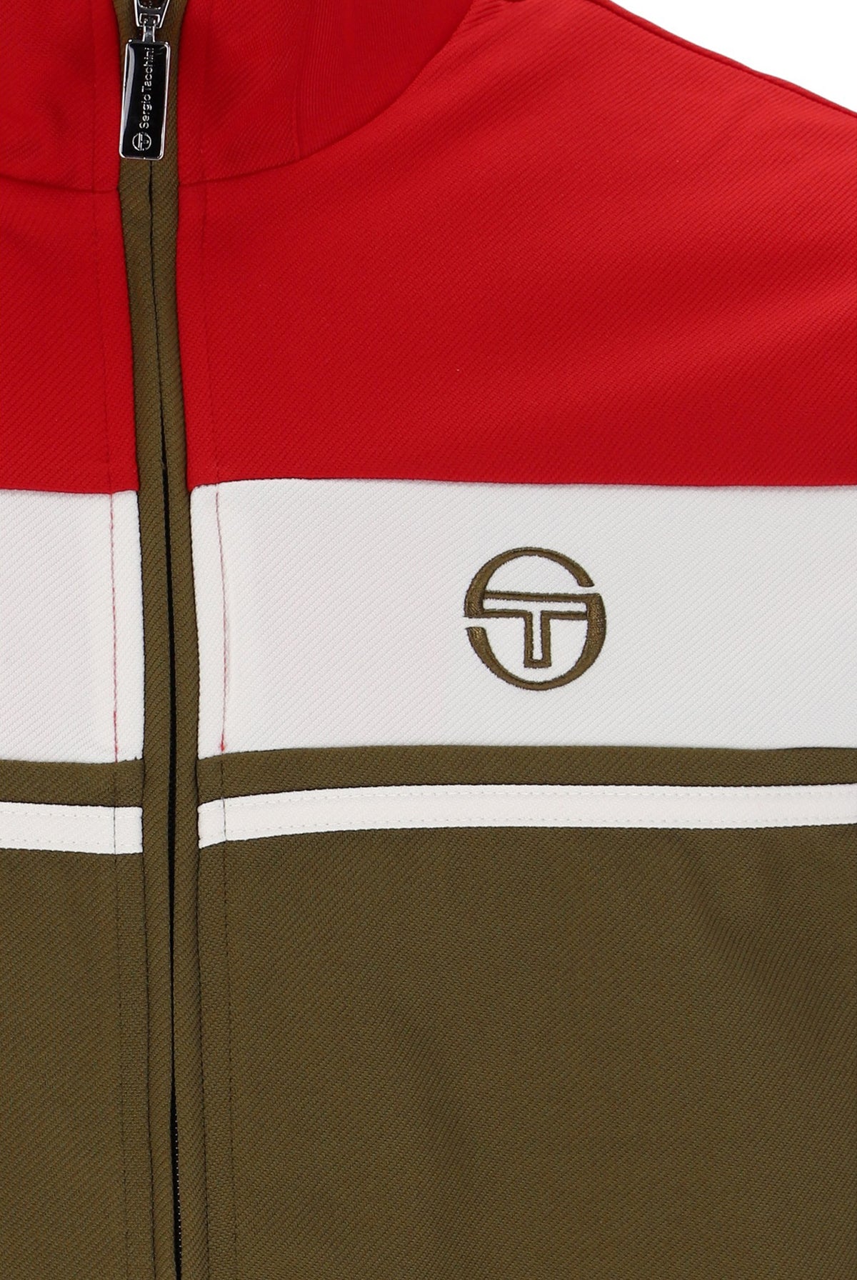 Sergio Tacchini Damarindo Track Top Adrenaline Rush / Gardenia / Dark Olive