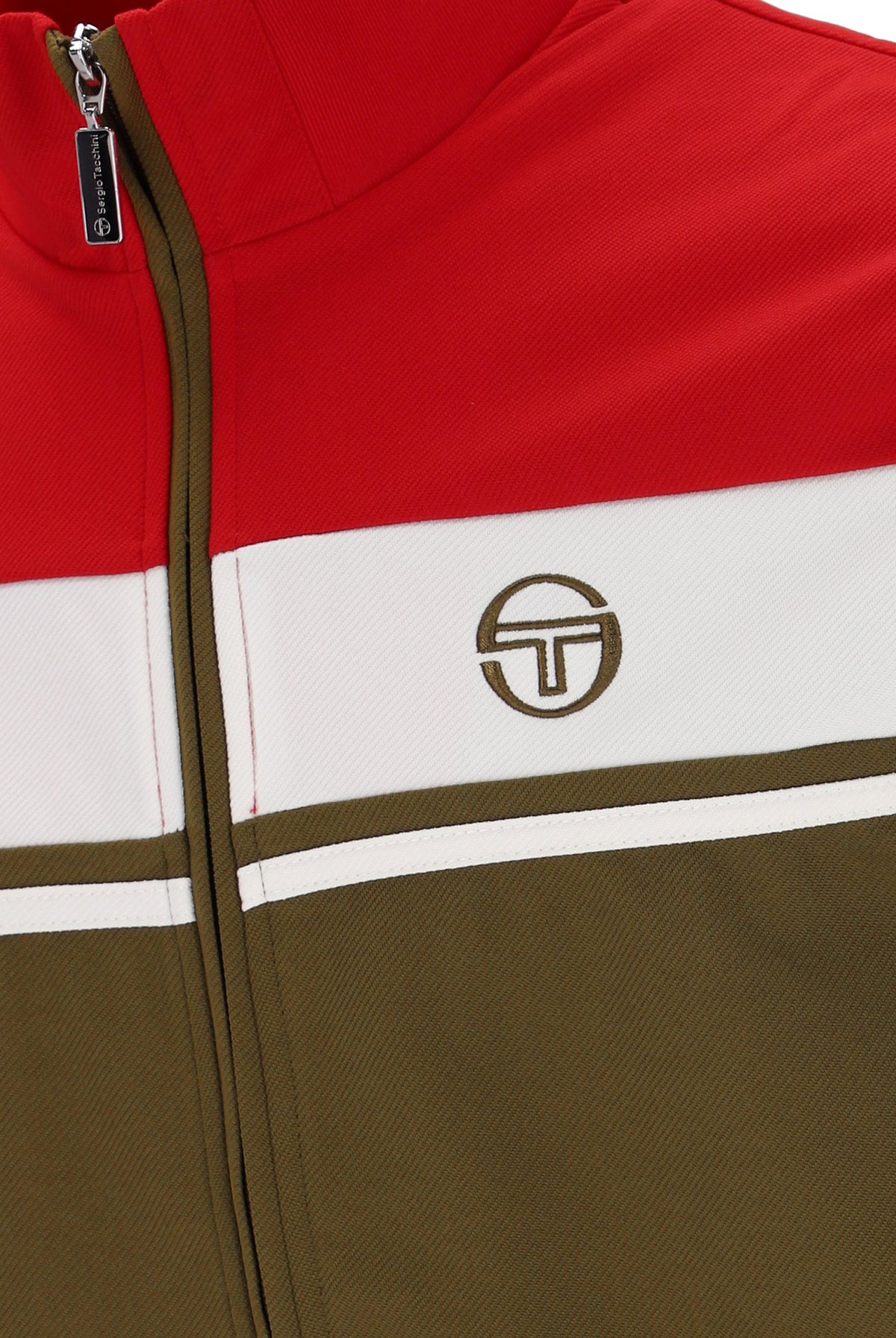 Sergio Tacchini Damarindo Track Top Adrenaline Rush / Gardenia / Dark Olive