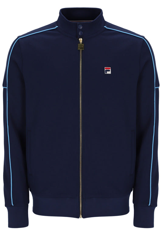 Fila Vintage Eldon Piping Track Top Fila Navy / Azure Blue