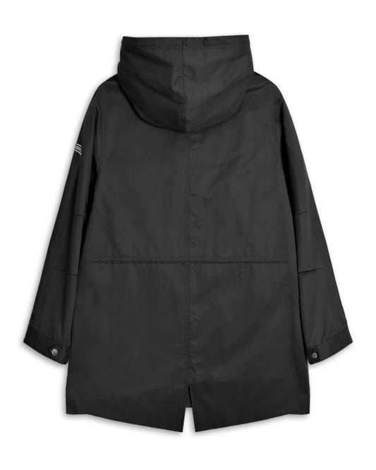Lambretta LAMDS002 Shower Resistant Parka Coat Black