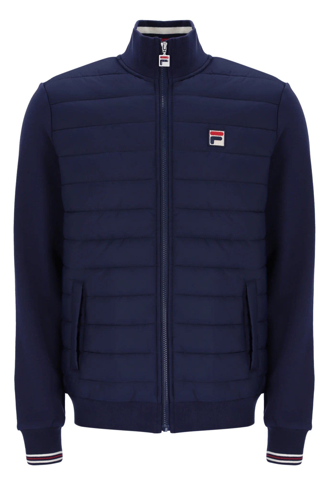 Fila Vintage Men's Malachi Puffer Front Body Jacket Fila Navy