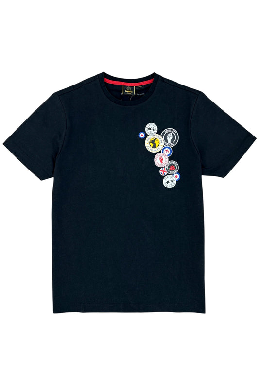 Merc Men's Naunton Crew Neck T Shirt Black