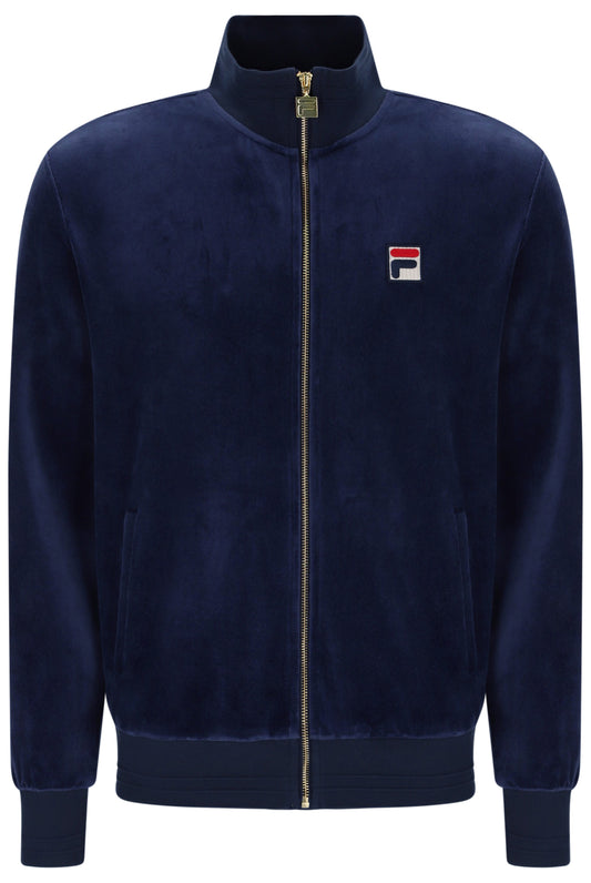 Fila Vintage Nero 2 Velour Track Top Fila Navy