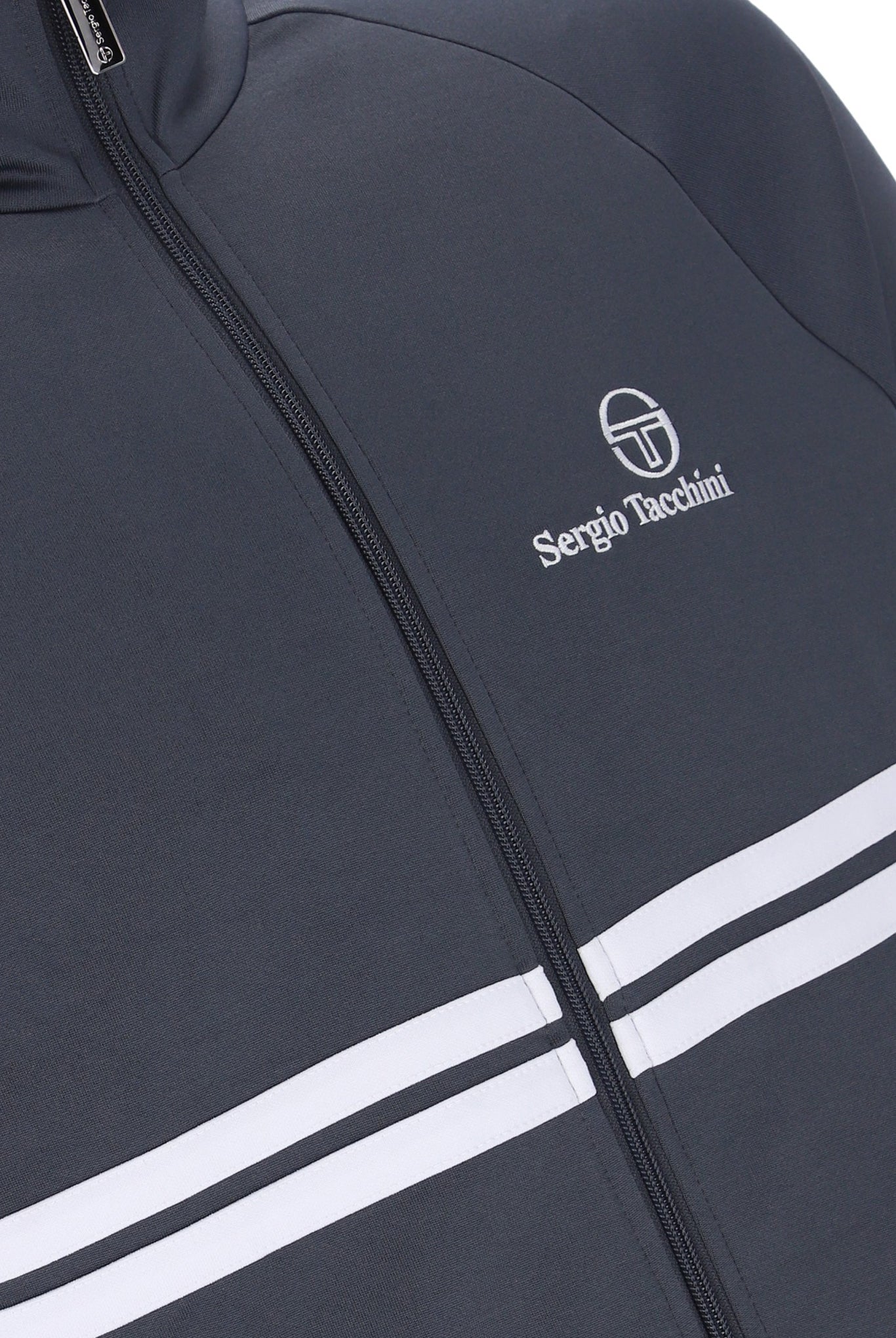 Sergio Tacchini Men's Dallas Track Top Turbulence / White / Black