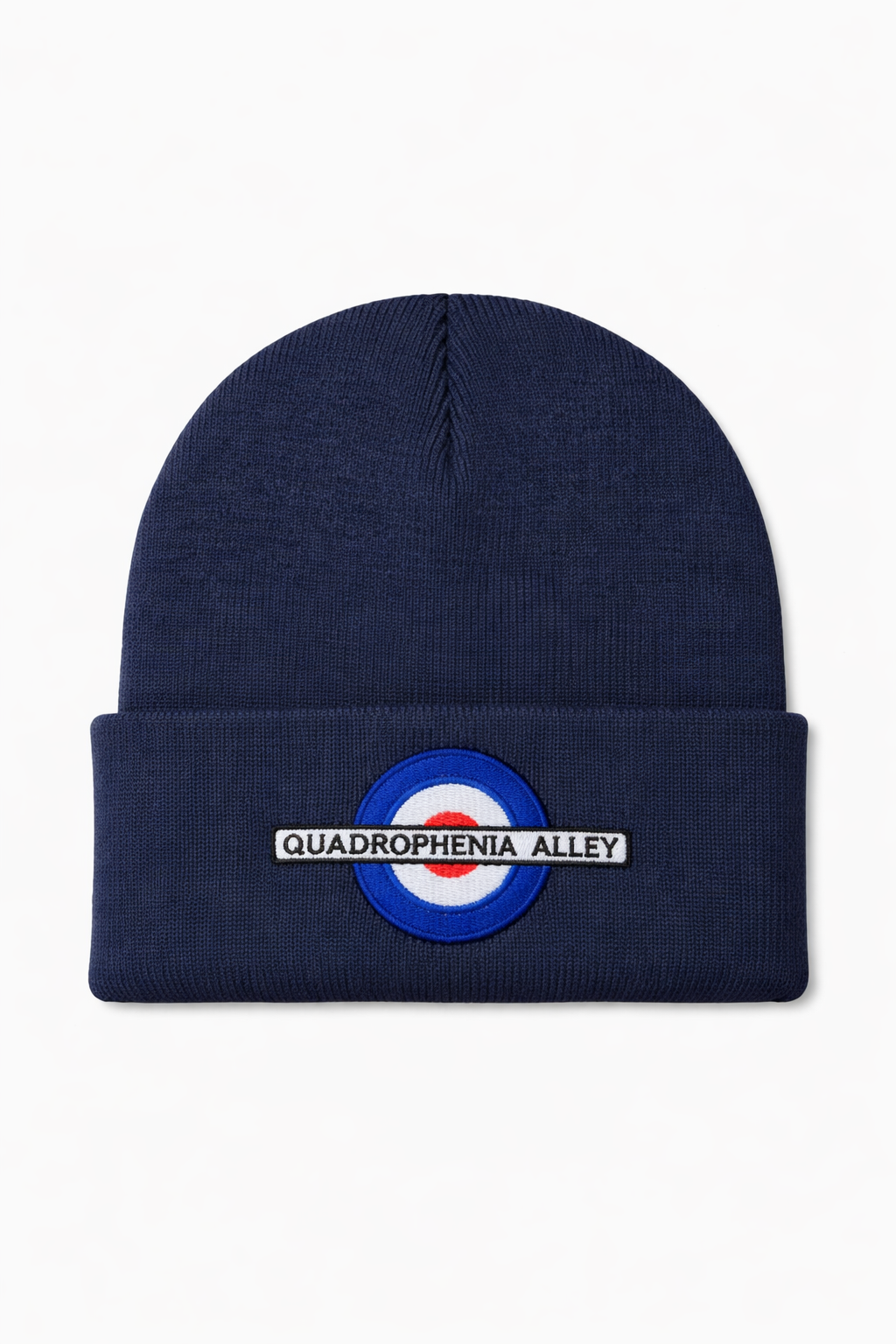 Quadrophenia Alley Men's Exclusive Original Beanie Oxford Navy Blue