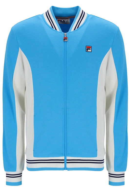 Fila Vintage Men's Settanta 2 Track Top Cyan Blue