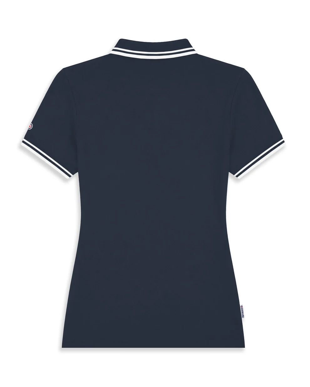 Lambretta Ladies SS0983 Twin Tipped Polo Shirt Navy / White