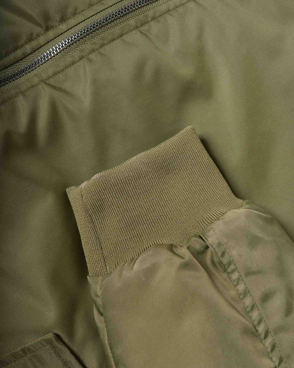 Lambretta SS7061 MA-1 Bomber Jacket Khaki Green
