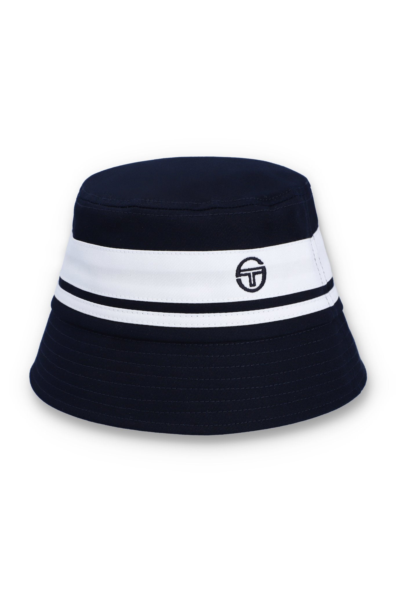 Sergio Tacchini Men's STA10112 Newsford Bucket Hat Maritime Blue / Gardenia