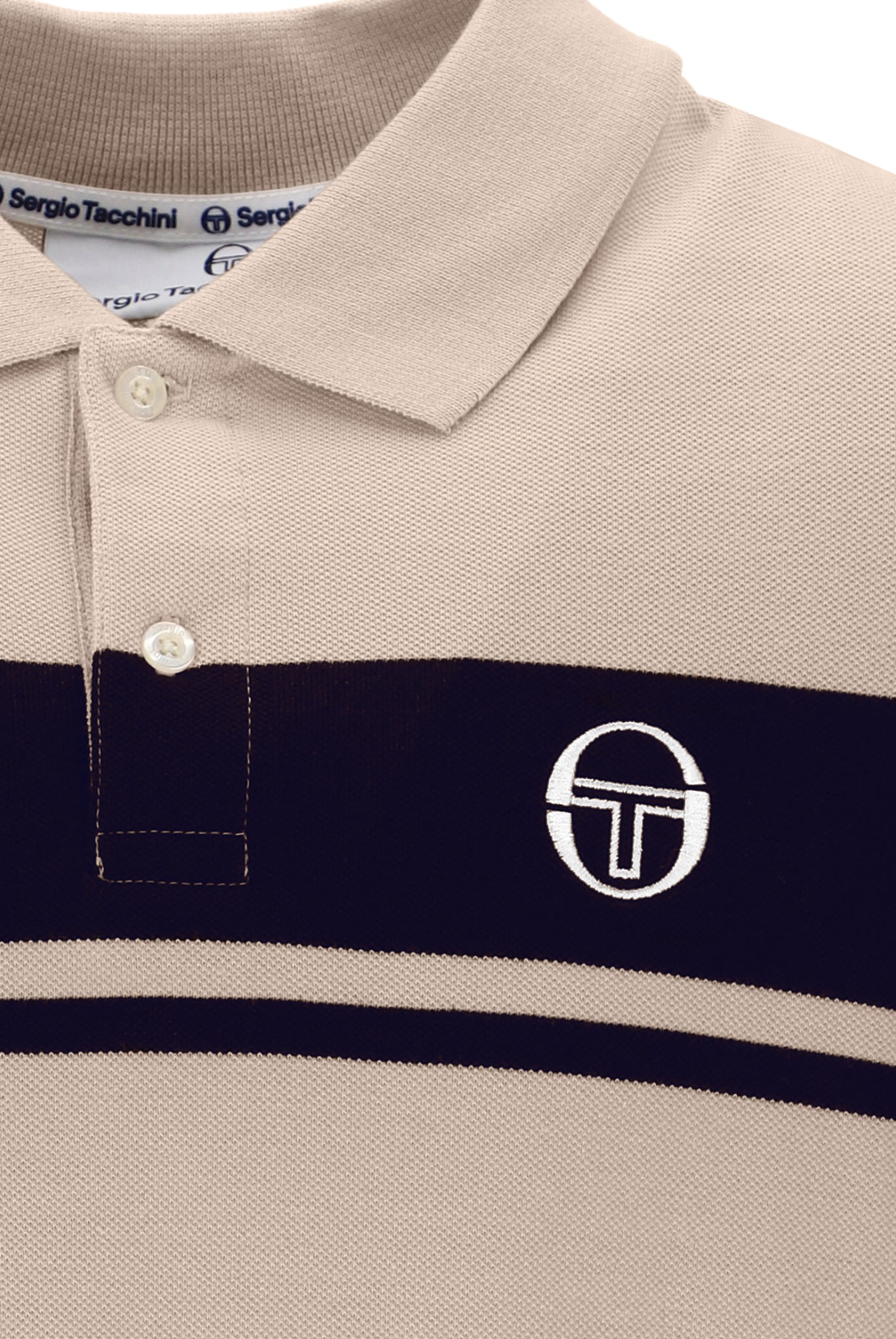 Sergio Tacchini Men's SS Young Line Polo Shirt Humus