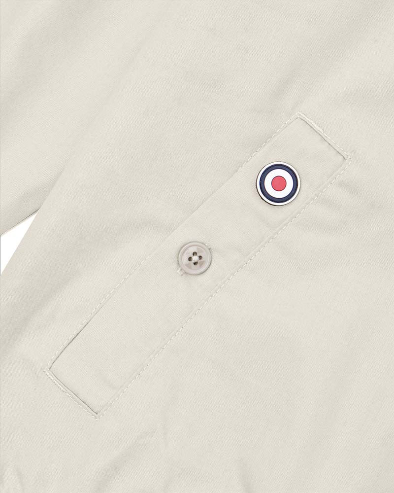 Lambretta Men's SS1626 Triple Tipped Monkey Jacket Stone