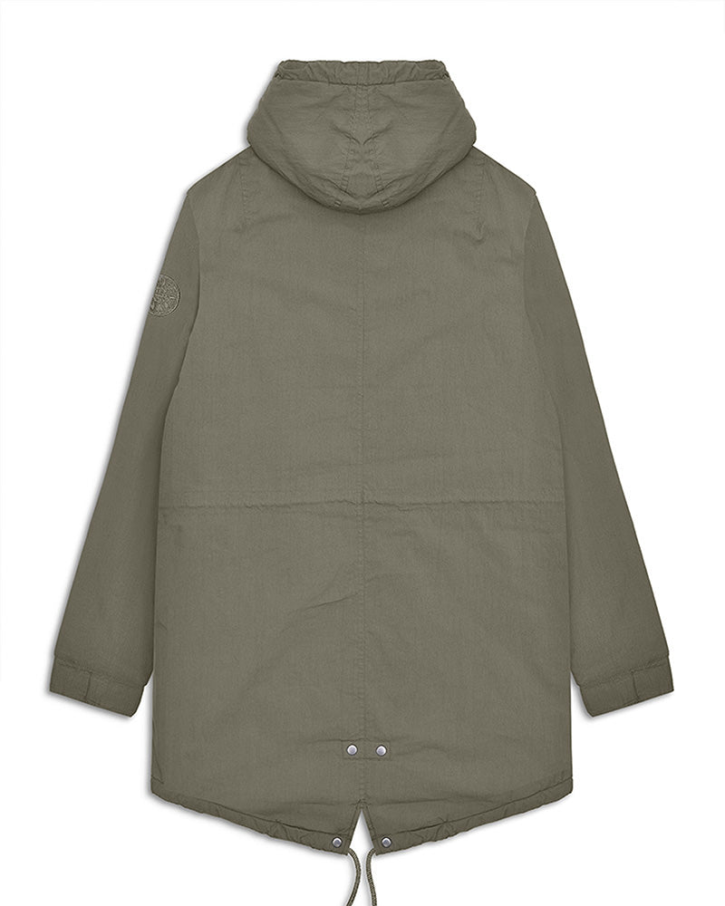 Lambretta Men's SS1400 M-51 Parka Coat Khaki Green