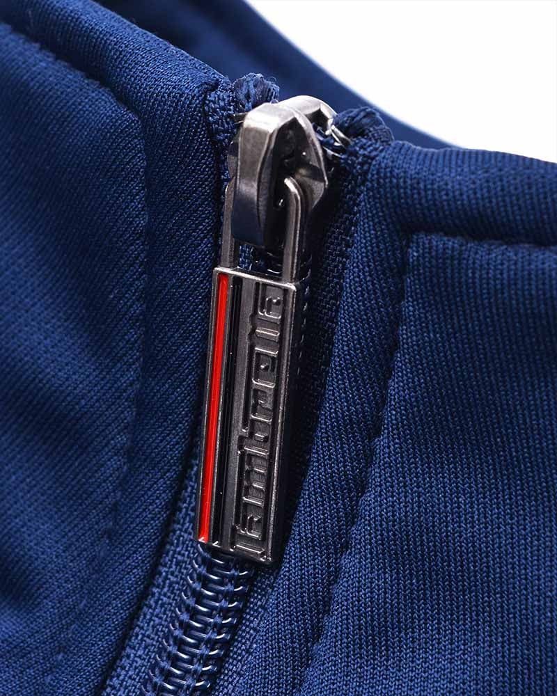 Lambretta Men's SS1100 Half Taped Track Jacket Navy Blue