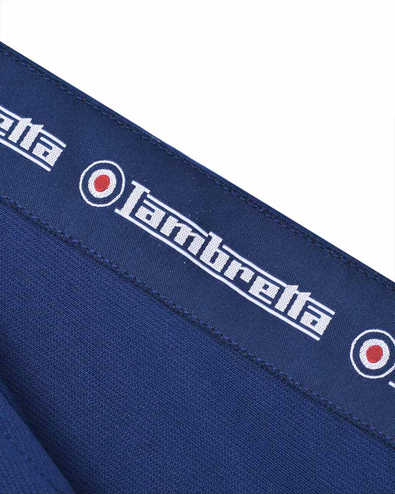 Lambretta Men's SS1100 Half Taped Track Jacket Navy Blue