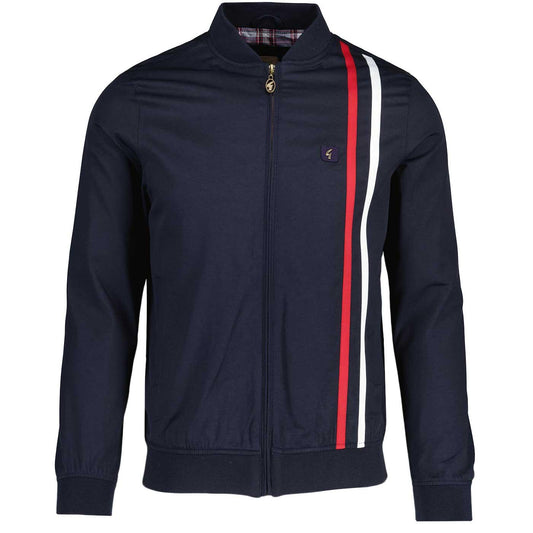 Gabicci Vintage Men's V54GJ10 Griffin Bomber Jacket Navy