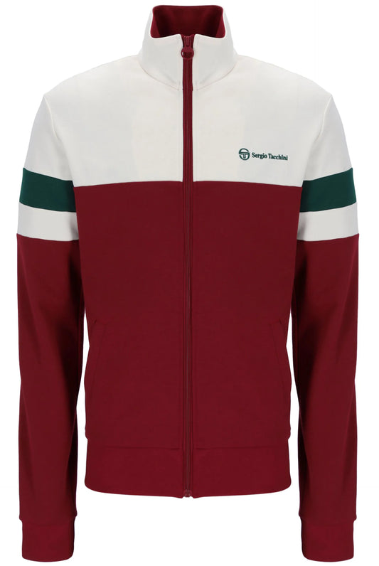 Sergio Tacchini Men's Jonnie Track Top Sundried Tomato Red