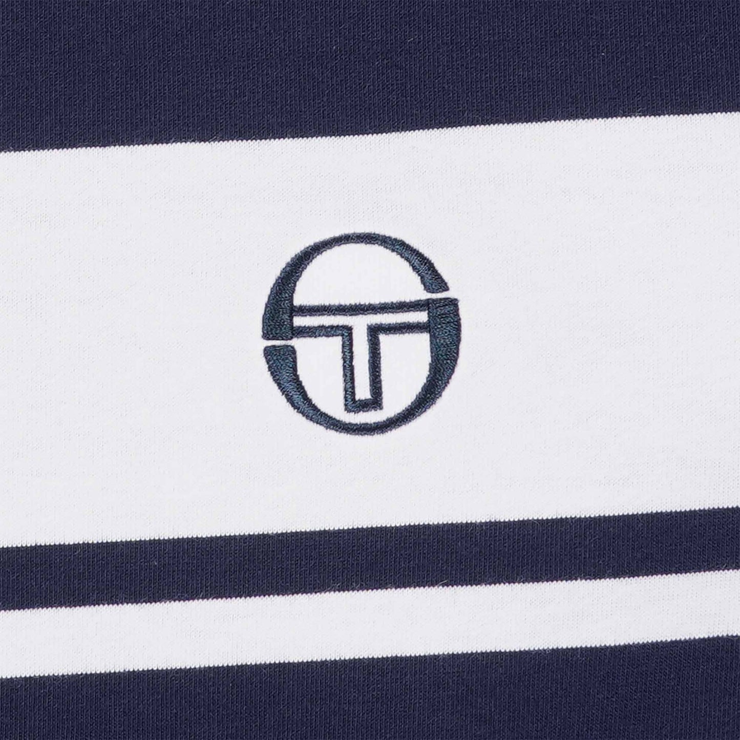 Sergio Tacchini Men's SS Master Crew Neck T Shirt Navy Blue