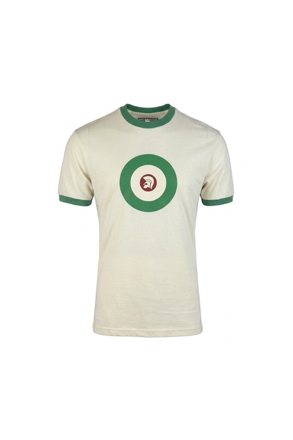 Trojan Records Men's TC1040 Target Ringer Tee Shirt Italia