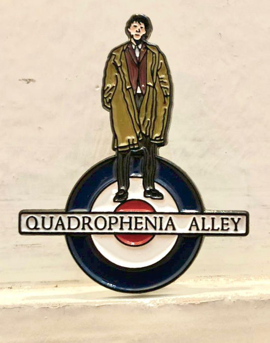 Quadrophenia Alley Jimmy Mod Target Pin Badge