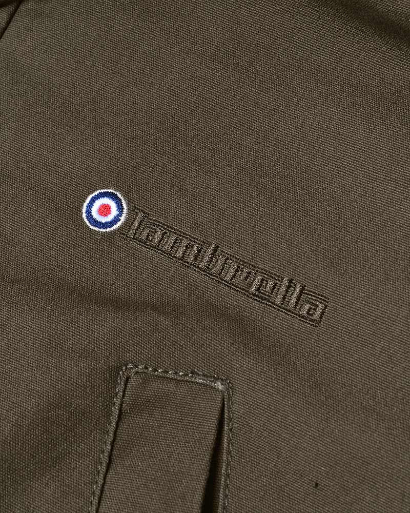 Lambretta Men's SS6252 Sherpa Lined Parka Coat Khaki Green