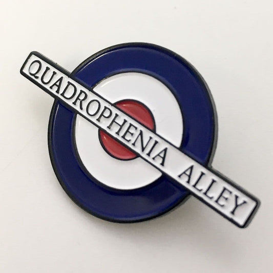Quadrophenia Alley Mod Target Pin Badge